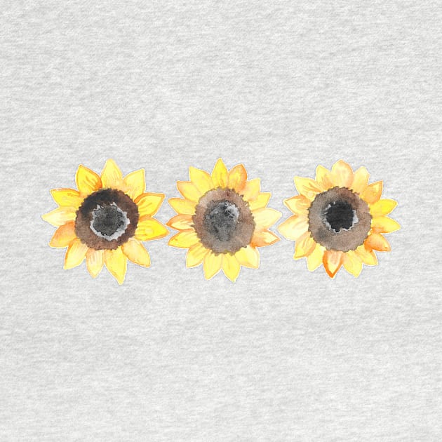 Sunflower Trio by tangerinetane